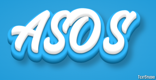 ASOS Text Effect