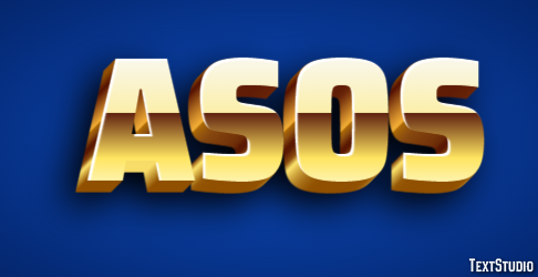 ASOS Text Effect