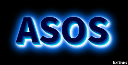 ASOS Text Effect