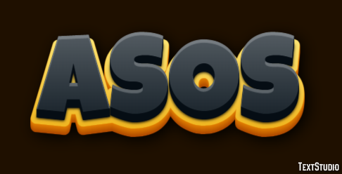 ASOS Effet de texte