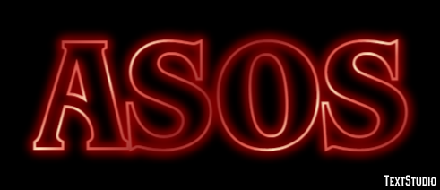 ASOS Text Effect