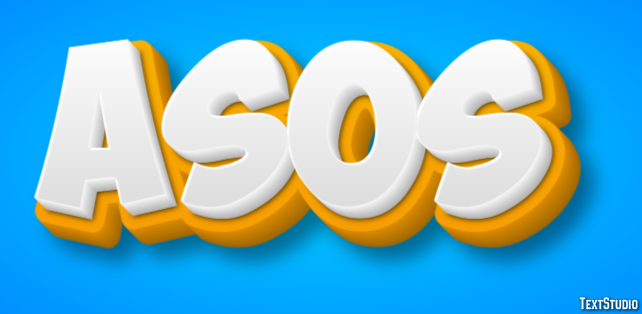 ASOS Text Effect