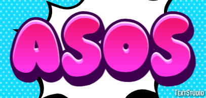 ASOS Effet de texte