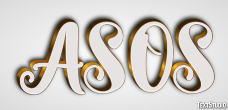 ASOS Text Effect