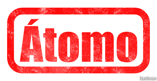 Átomo Effetto testo