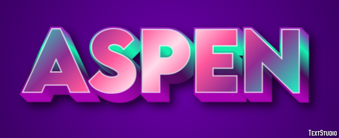 Aspen Efekt tekstowy