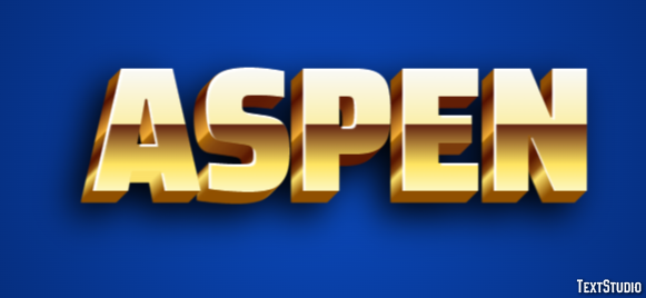 Aspen Efekt tekstowy