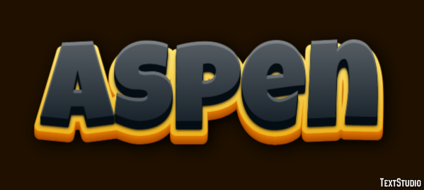 Aspen Efekt tekstowy