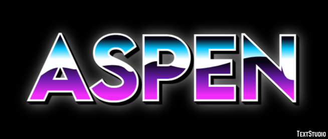 Aspen Efekt tekstowy