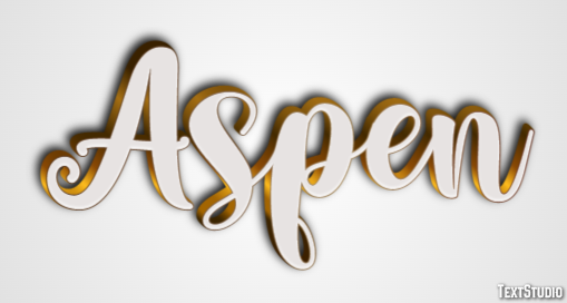 Aspen Efekt tekstowy