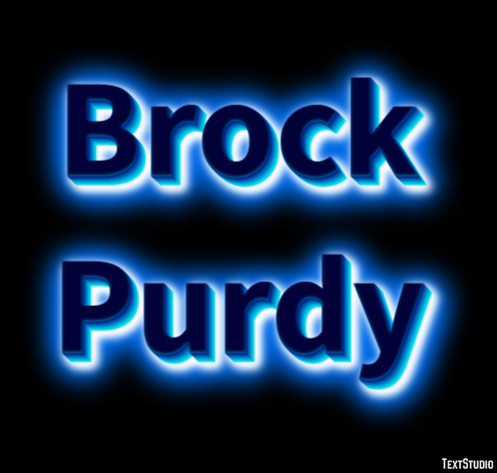 Brock Purdy Efecto de Texto