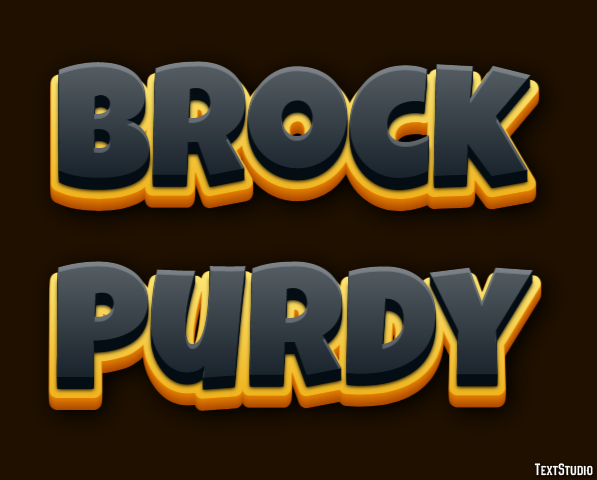 Brock Purdy Efecto de Texto