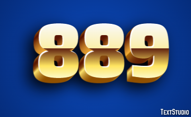 889 Text Effect