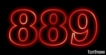 889 Text Effect