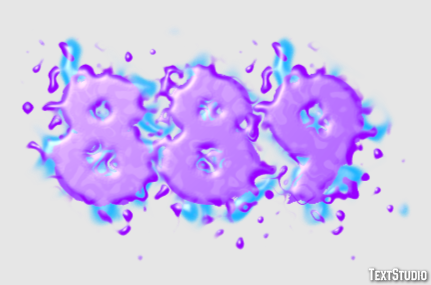 889 Text Effect