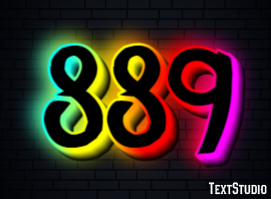 889 Text Effect