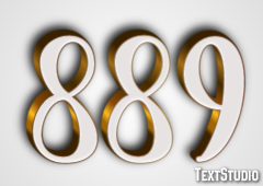 889 Text Effect