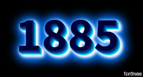 1885 Text Effect