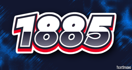 1885 Text Effect