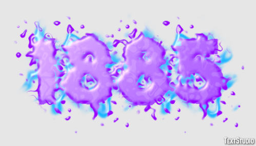 1885 Text Effect