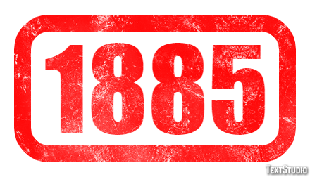 1885 Text Effect