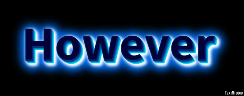 However Text Effect