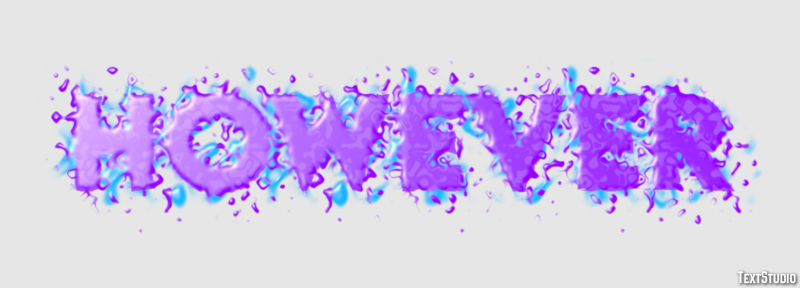 However Text Effect