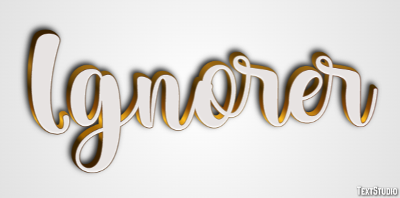 Ignorer Effet de Texte