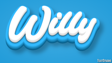 Willy Text effect