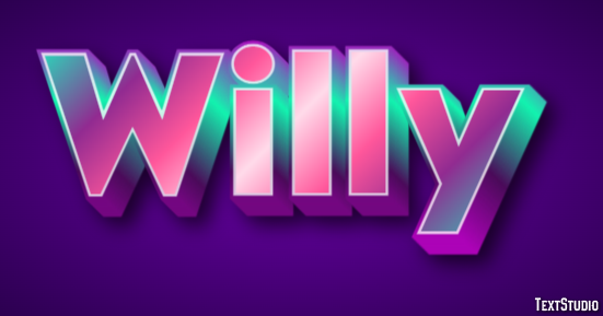 Willy Efeito de texto
