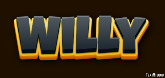 Willy Efeito de texto