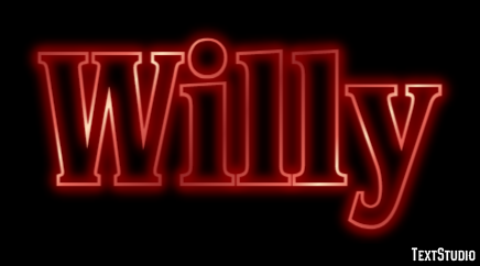 Willy Efeito de texto