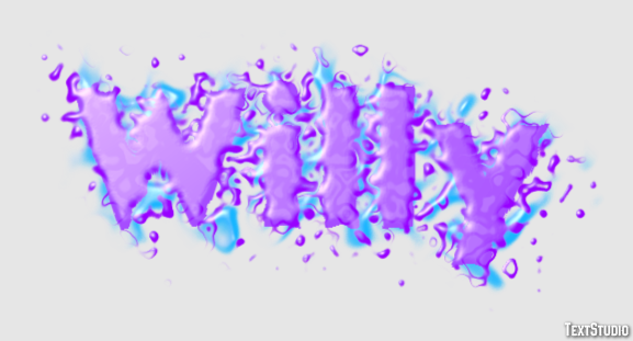 Willy Text effect