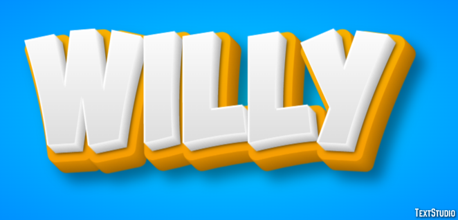 Willy Effetto testo