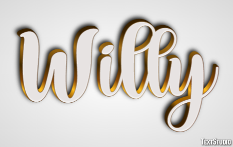 Willy Effetto testo