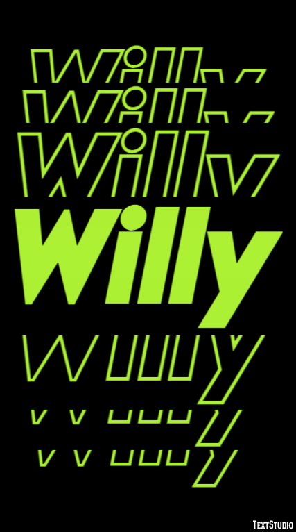Willy Effetto testo