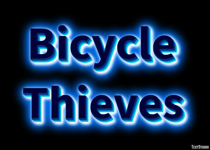 Bicycle Thieves Text Effect