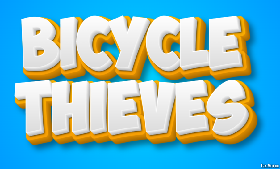 Bicycle Thieves Texteffekt