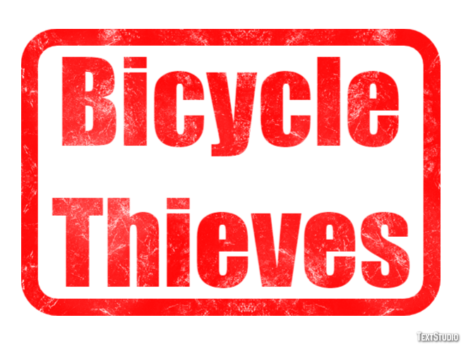 Bicycle Thieves Text Effect