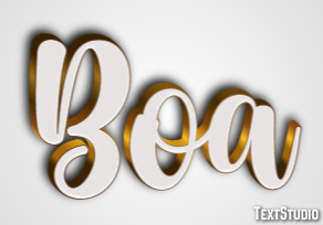 Boa Efecto de texto