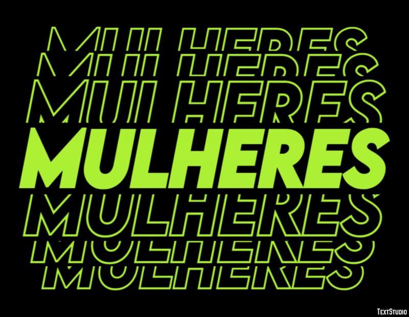 Mulheres Efeito do texto