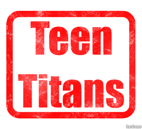 Teen Titans Effet de Texte