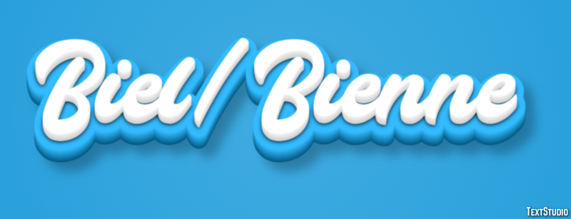 Biel/Bienne Efekt tekstowy