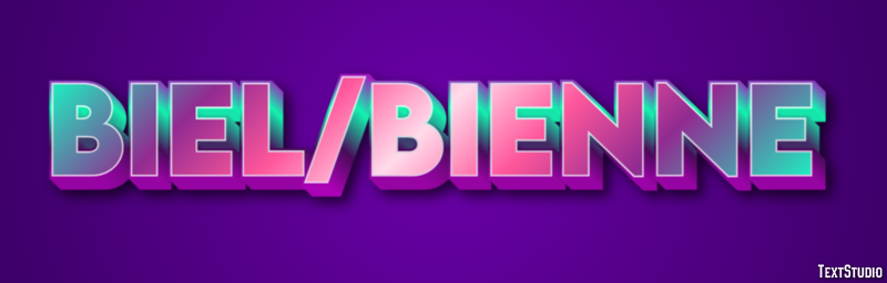Biel/Bienne Efekt tekstowy