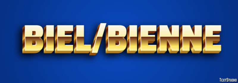 Biel/Bienne Efecto de Texto