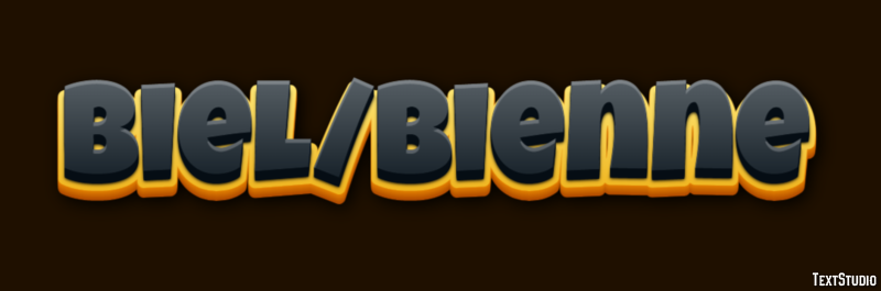 Biel/Bienne Efecto de Texto