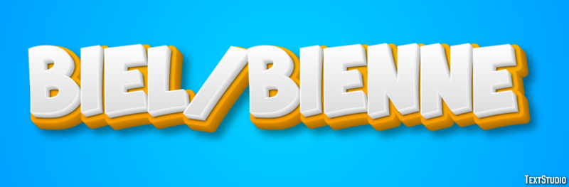 Biel/Bienne Efekt tekstowy