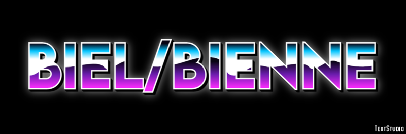 Biel/Bienne Efekt tekstowy