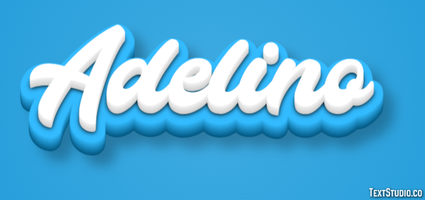Adelino Effetto testo