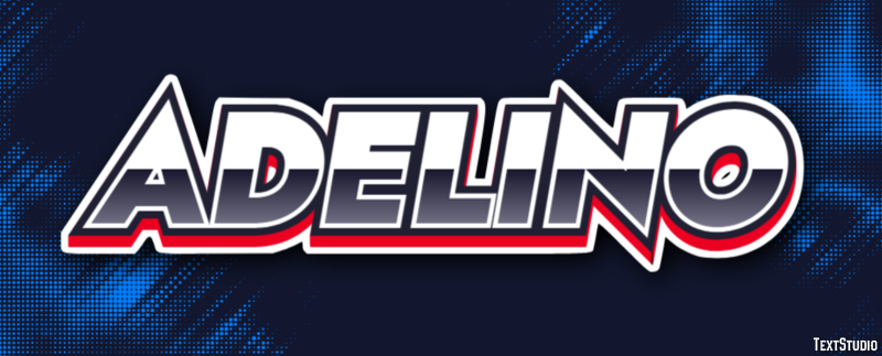 Adelino Текстовый эффект